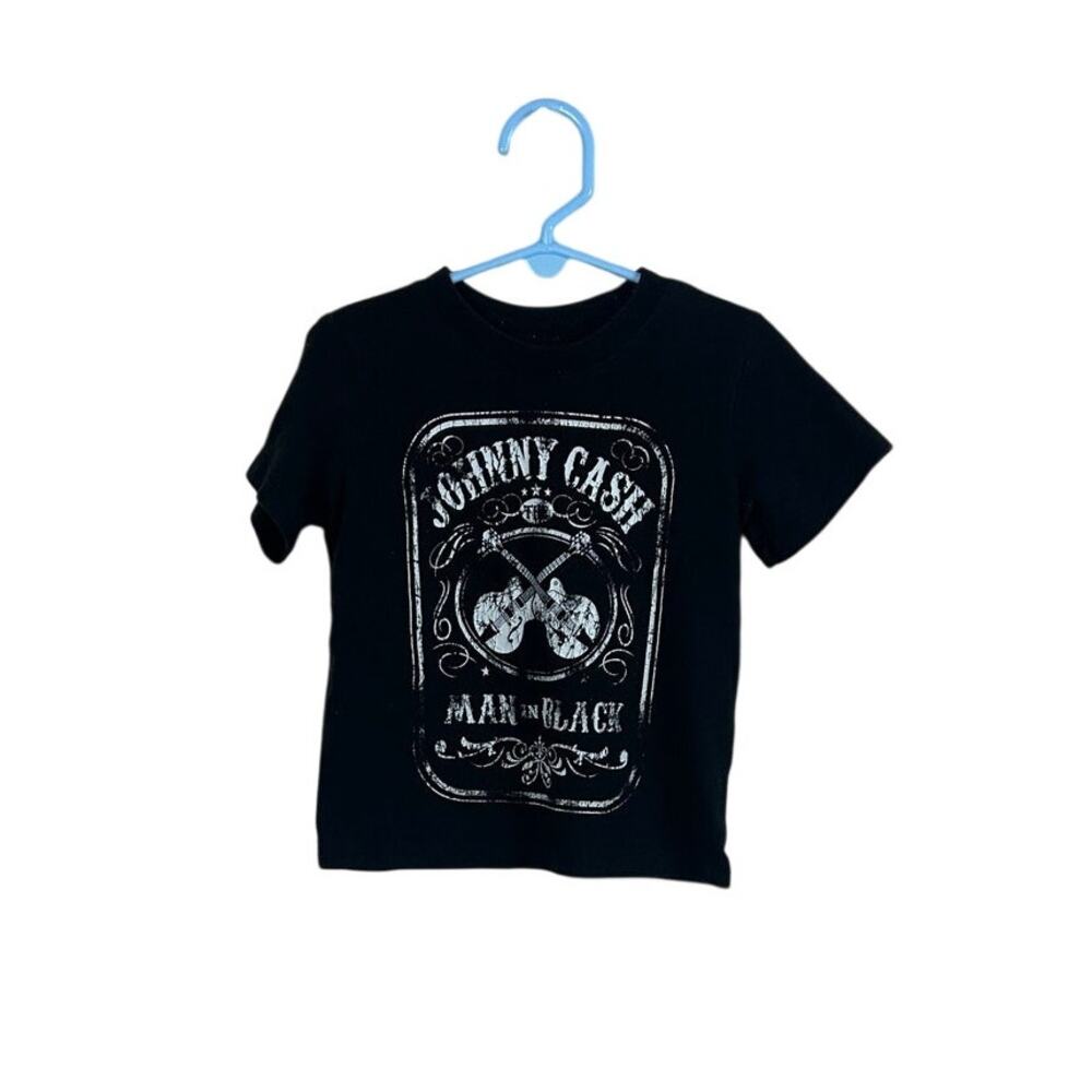 Johnny Cash Black Toddler Band Tee size 3T